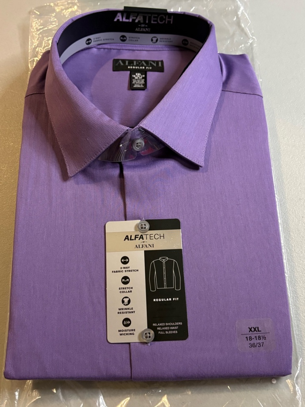 Mens Alfani Regular Fit Dress Shirt, NWT